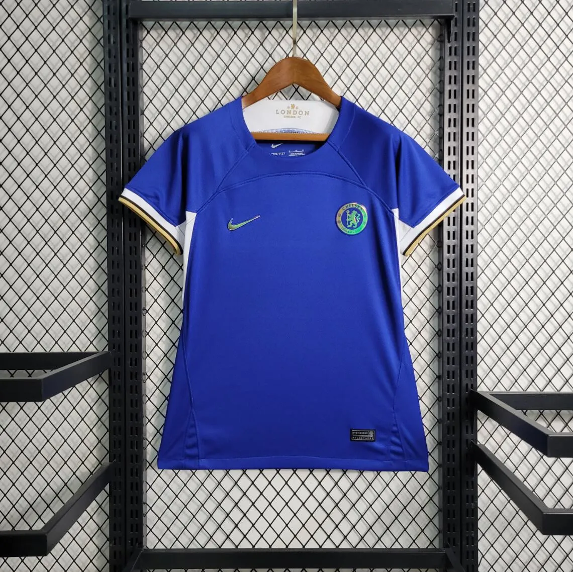 Camiseta Chelsea FC Primera Equipación 23/24 Mujer ¡¡Ni te imaginas increíble rebaja de campeonato!