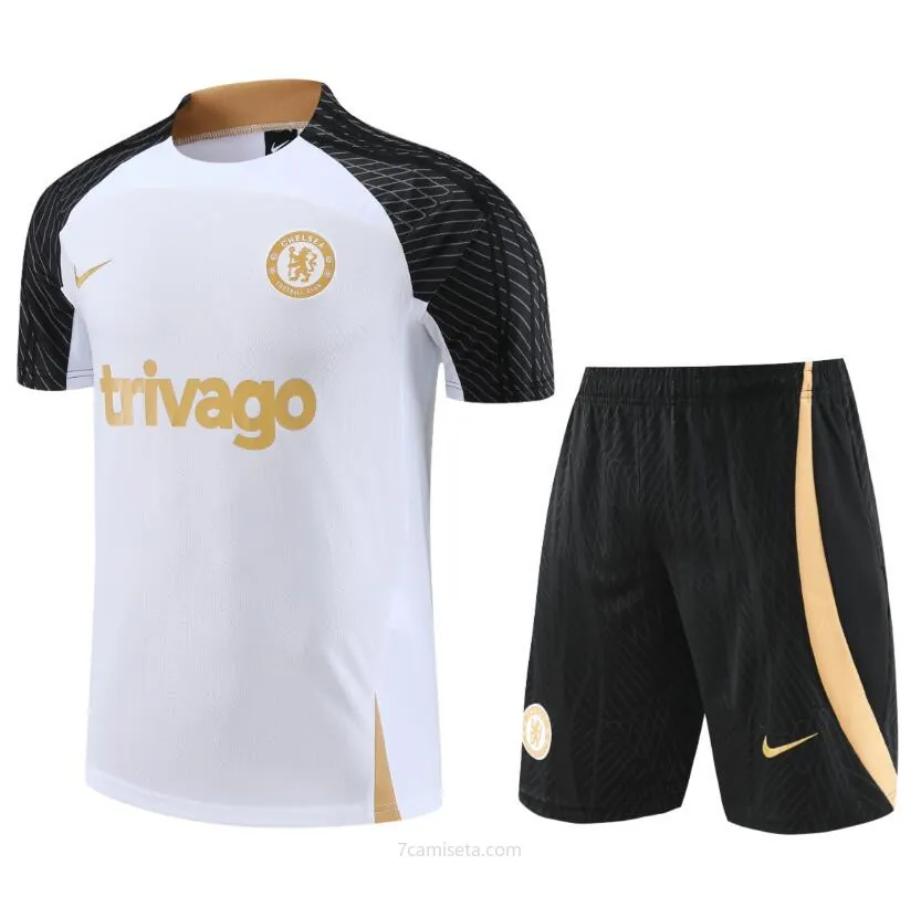 Camiseta Chelsea FC Pre-Match 23/24 Blanco + Pantalones Rebaja demencial