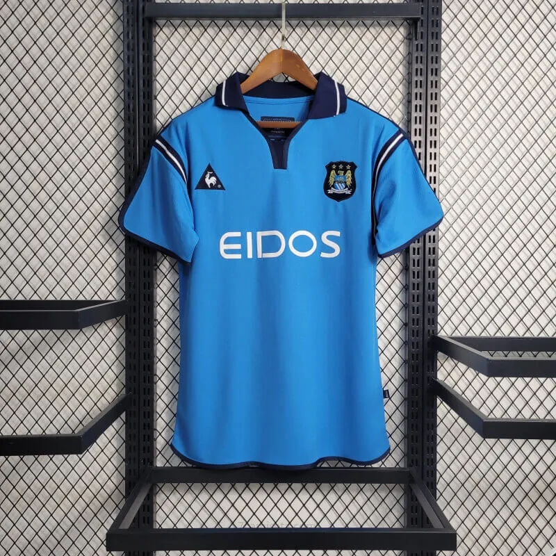 Camiseta Retro Manchester City Primera Equipacion 01/02 Saldazo, benefíciate