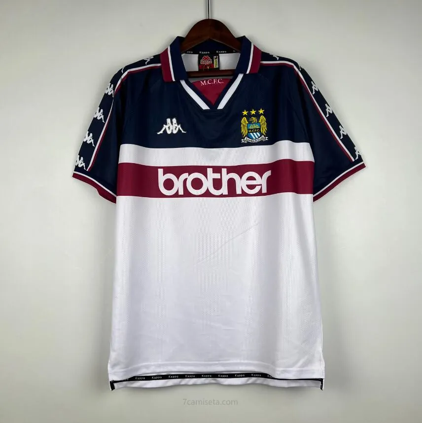 Camiseta Retro Manchester City Segunda Equipacion 97/98 ¡¡Cómo barato descuentazo solo hoy!