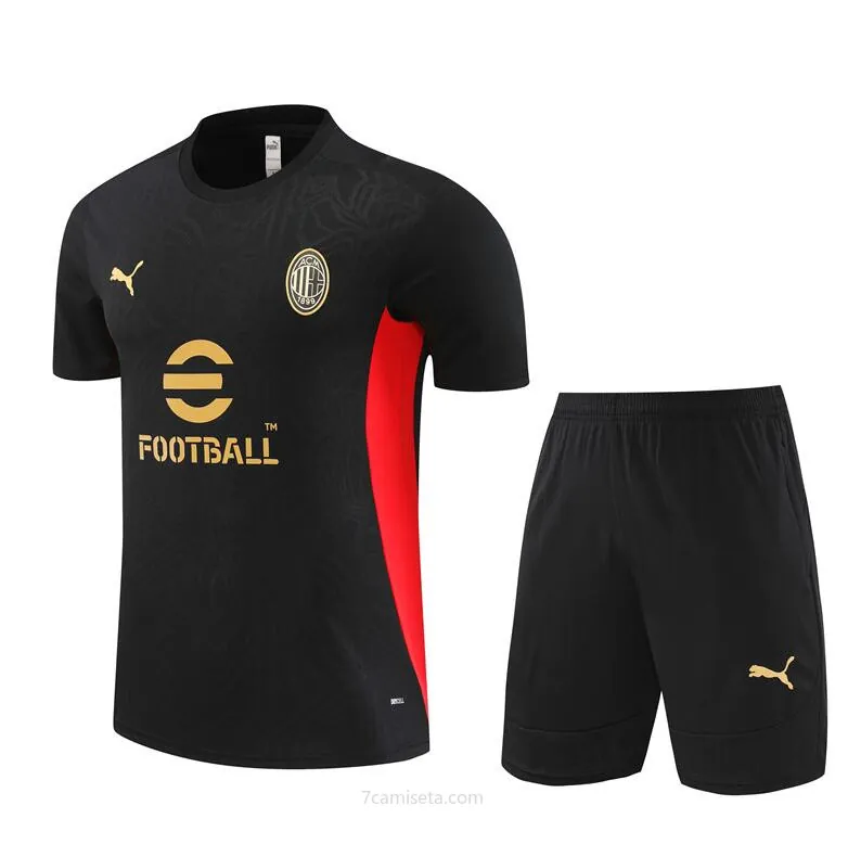Camiseta AC Milan (Hombre/Niño) Pre-Match 24/25 + Pantalones Pide ahora de la temporada
