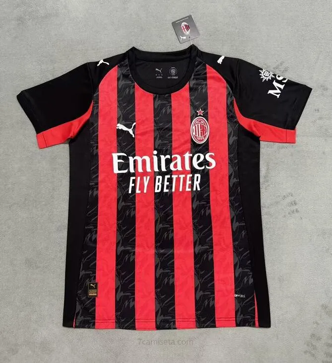 Camiseta AC Milan 1ª Equipación 25/26 Alucinante ganga, paga menos en todo el mercado