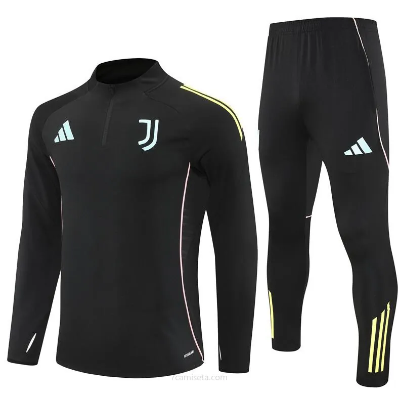 Chandals Juventus 25/26 Negro (Hombre/Niño) + Pantalones Descuentazo, date prisa