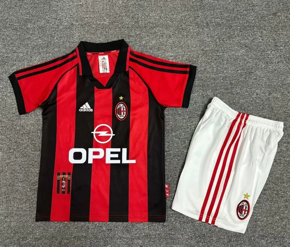Camiseta Retro Ac Milan 1ª Equipación 98/99 Niño Preciaco barato de derribo