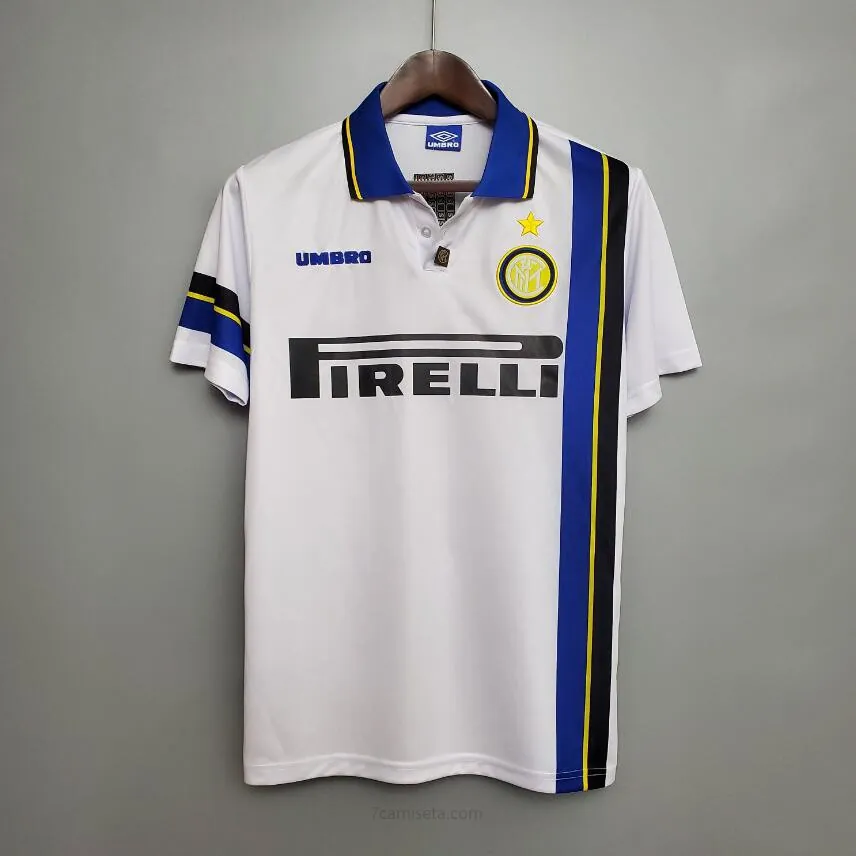 Camiseta Retro Inter Milán Fc Segunda Equipación 97/98 Portentoso bicoca, atrapa como nunca