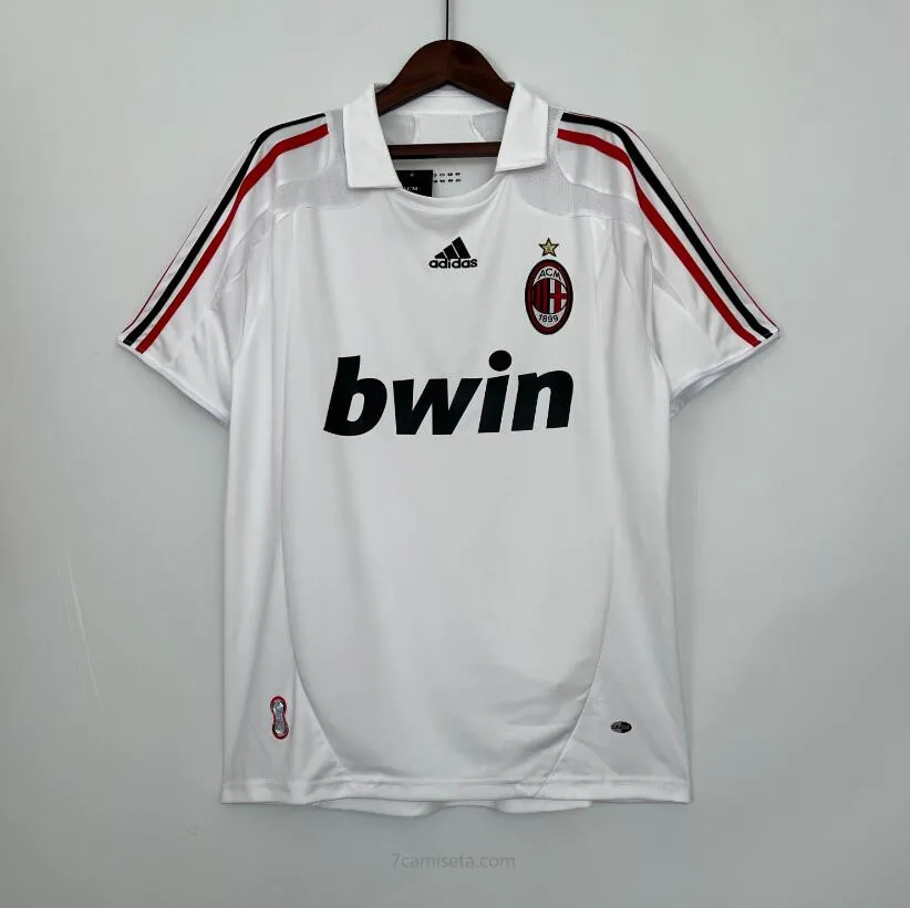Camiseta Retro AC Milan Segunda Equipación 07/08 Benefíciate este liquidación espectacular