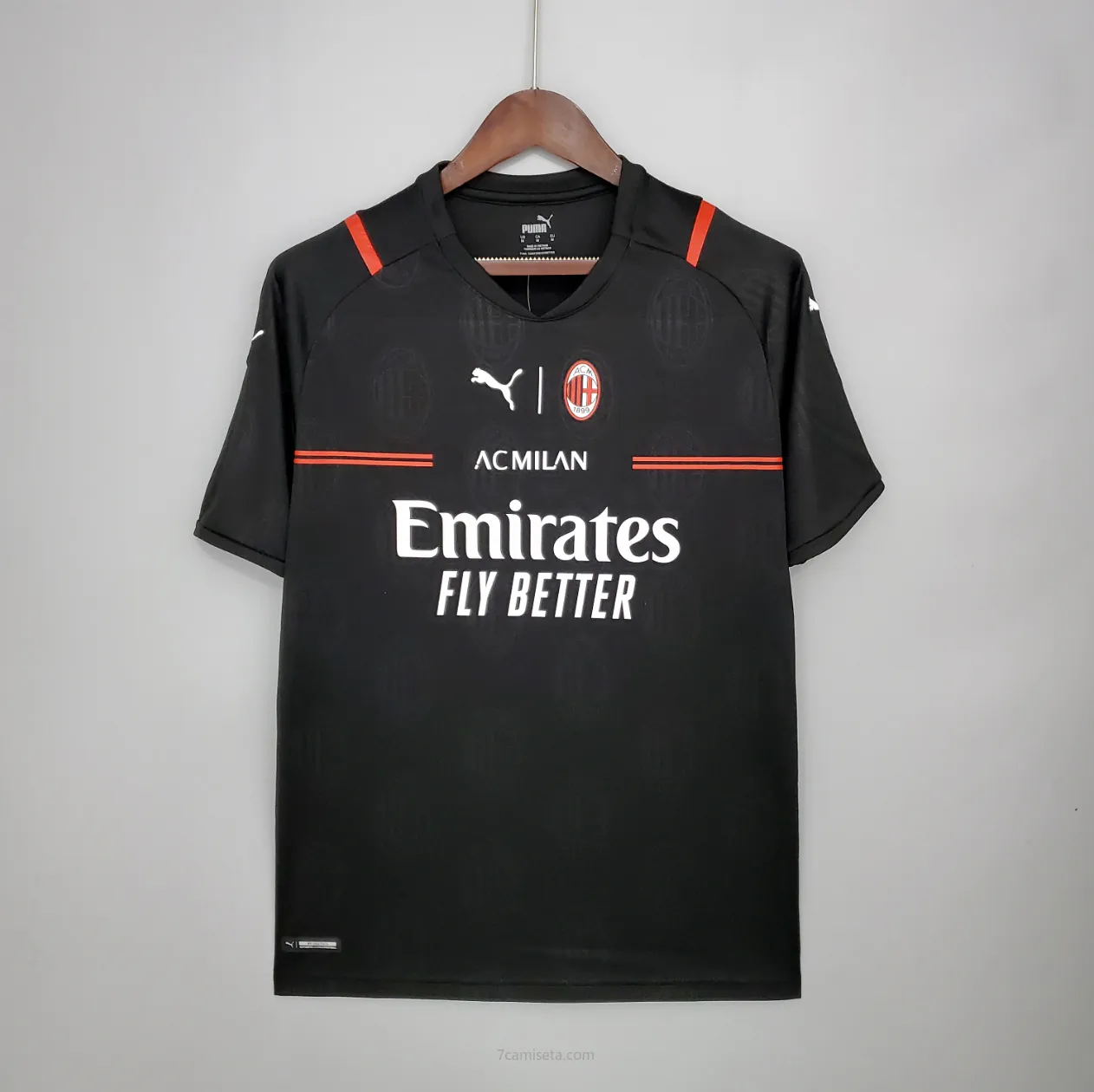 Camisetas 21/22 AC Milan Negro Niño Precio, activa