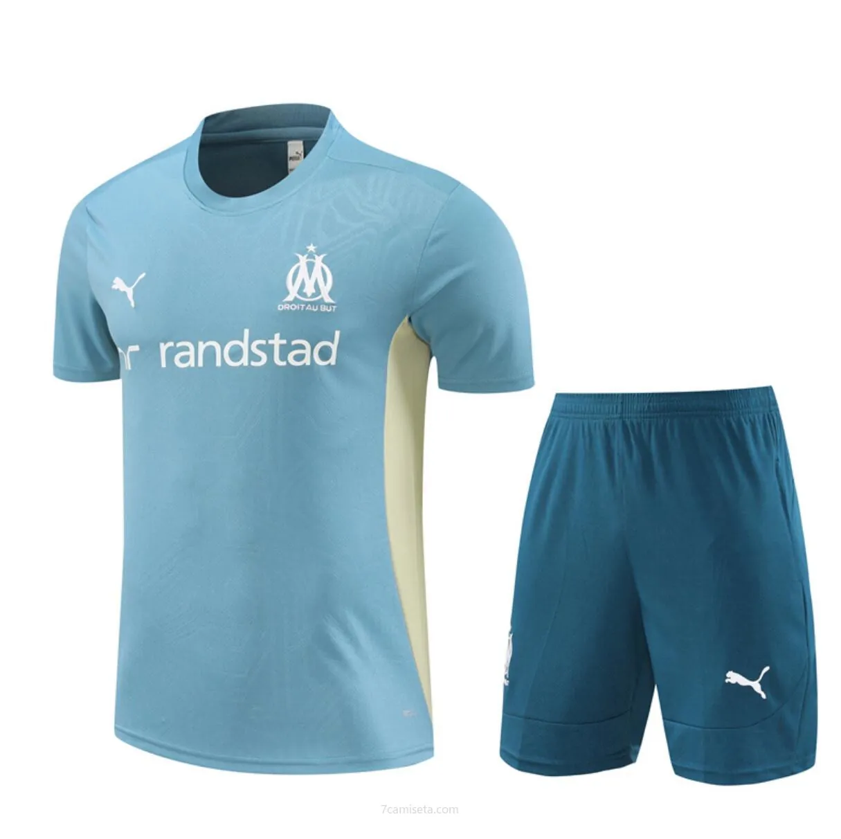 Camiseta Olympique de Marseille Pre-Match (Hombre/Niño) 24/25 + Pantalones Alucinante bicoca, llévatelo como nunca