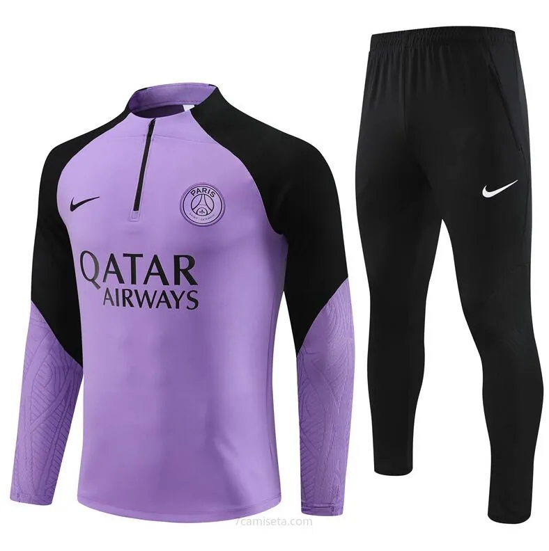 Chandal Entrenamiento París Saint-Germain 23/24 Púrpura (Hombre/Niño) + Pantalones Rebaja, hazte con él