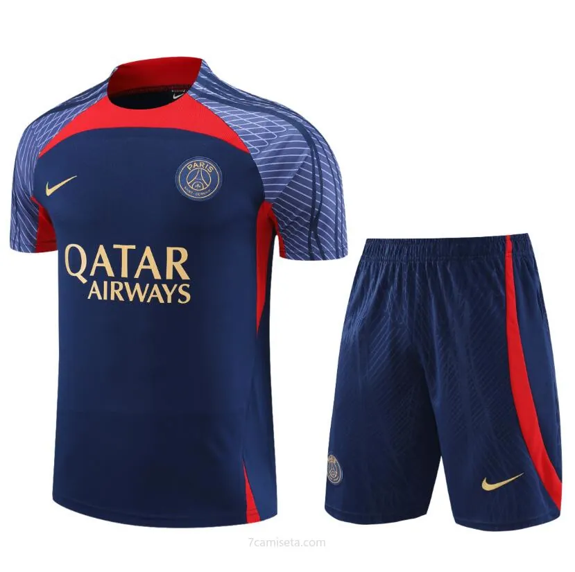 Camiseta FC Paris St. Germain Pre-Match 23/24 Navy + Pantalones Aprovéchala ya este oferta excelente