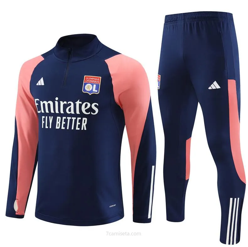 Sudadera Olympique Lyonnais 2023/2024 (Hombre/Niño) + Pantalones Aprovéchala ya de fábrica