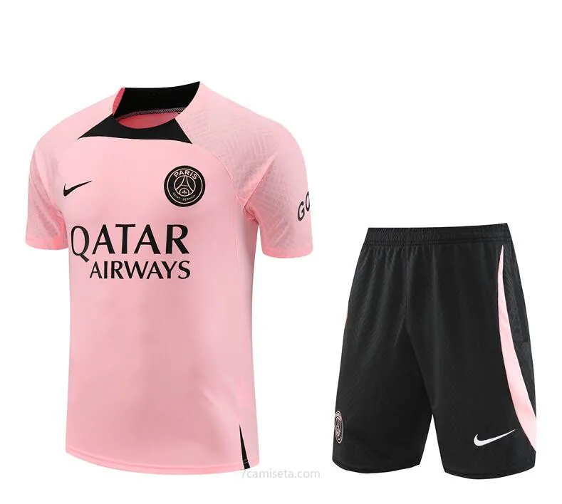 Camiseta Paris St. Germain FC Training Rosa 22/23 + Pantalone ¿¡Cómo ofertón?