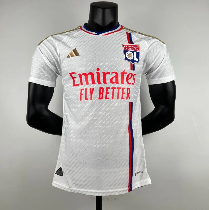 Camiseta Olympique De Lyon Primera Equipación 23/24 Authentic Barato preciaco, agarra con devolución gratis