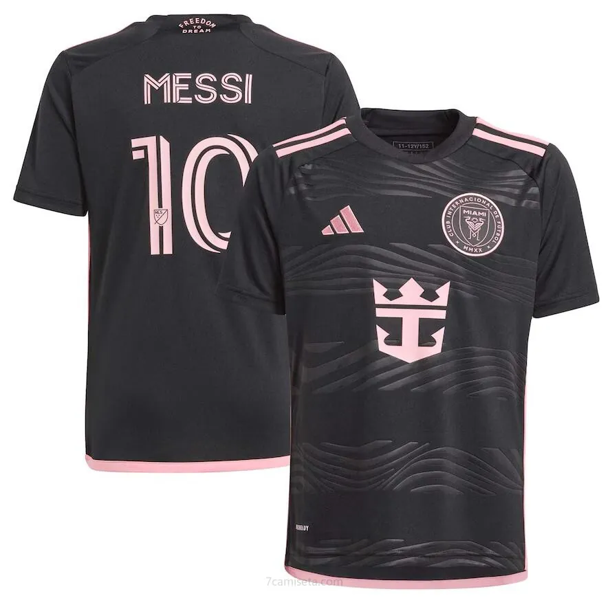Camiseta Miami FC MESSI #10 Segunda Equipación 24/25 Niño Ahorro milagroso antes de que se acabe