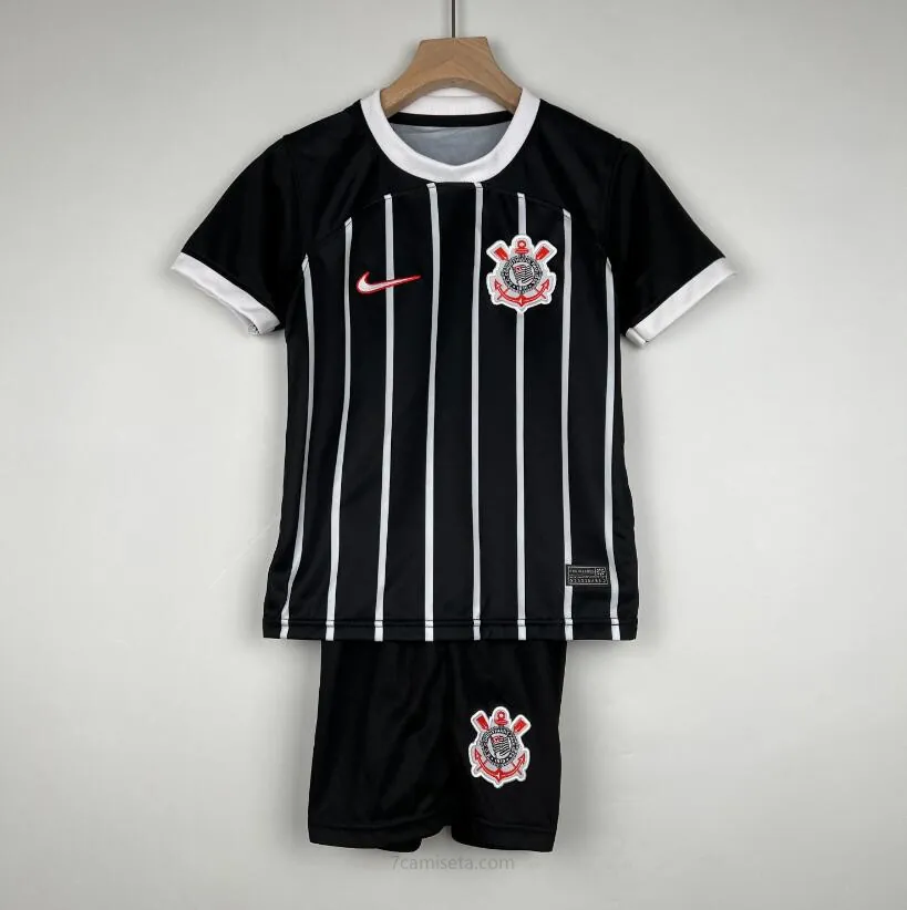 Camiseta Corinthians Segunda Equipación 23/24 Niño Rebajón tirado de campeonato