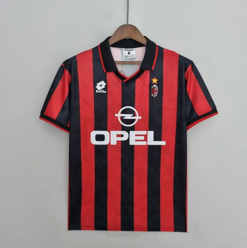 Camiseta Retro AC Mlian 1ª Equipación 95/96 ¡¡Qué chollazo, aprovéchala ya!