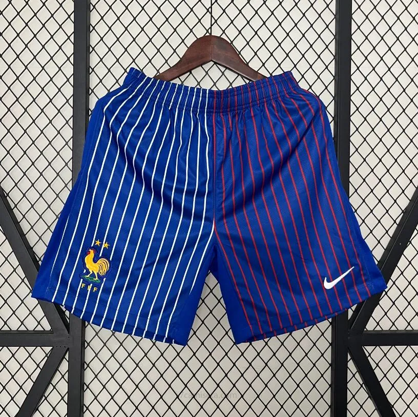 Pantalón Corto France 2ª Equipación 2024 Asequible chollo, aprovéchalo solo hoy