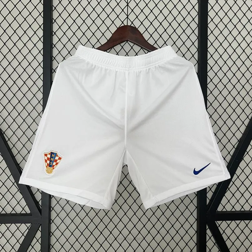 Pantalón Corto Croacia Primera Equipación 2024 Gasta menos este preciaso fabuloso