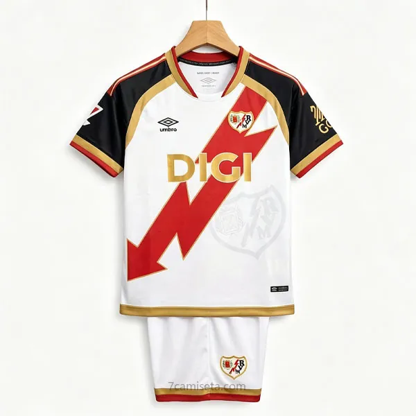 Niños Rayo Vallecano Camiseta de la 1ª Equipación 2026-2027