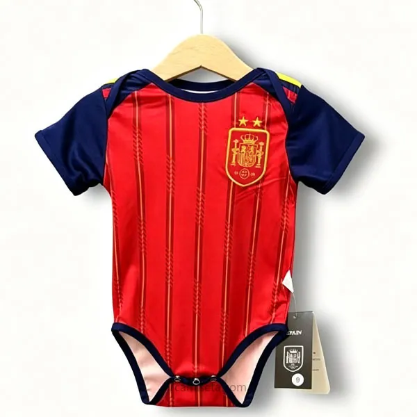 Bebés España Camiseta de la 1ª Equipación 2026-2027 2 estrellas