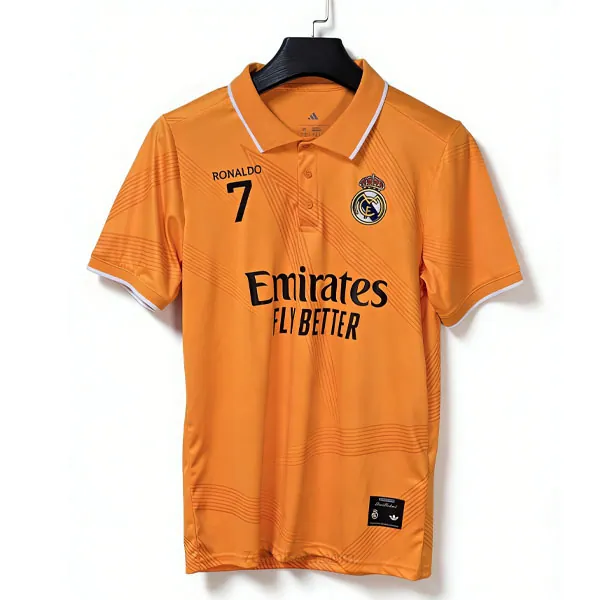 Real Madrid POLO de la Especial Equipación 2026-2027 naranja ¡¡Menudo/a regalado bicoca de infarto!