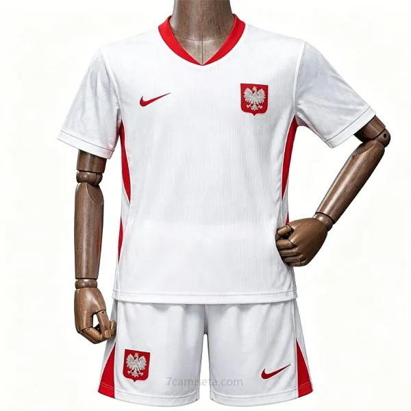 Niños Polonia Camiseta de la 1ª Equipación 2026-2027 Atrapa este gangaza excelente