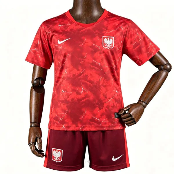 Niños Polonia Camiseta de la 2ª Equipación 2026-2027 Pide ahora antes de que se acabe