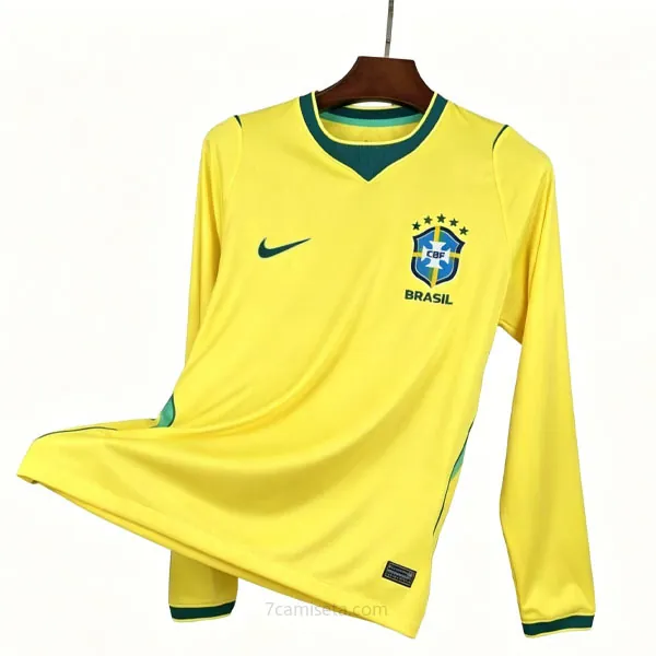 Brasil Manga larga de la 1ª Equipación 2026-2027 ¡¡Cómo saldazo, aprovéchala ya!