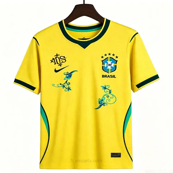 Brasil Camiseta de la 1ª Equipación 2026-2027 Floral Ahorro barato solo hoy