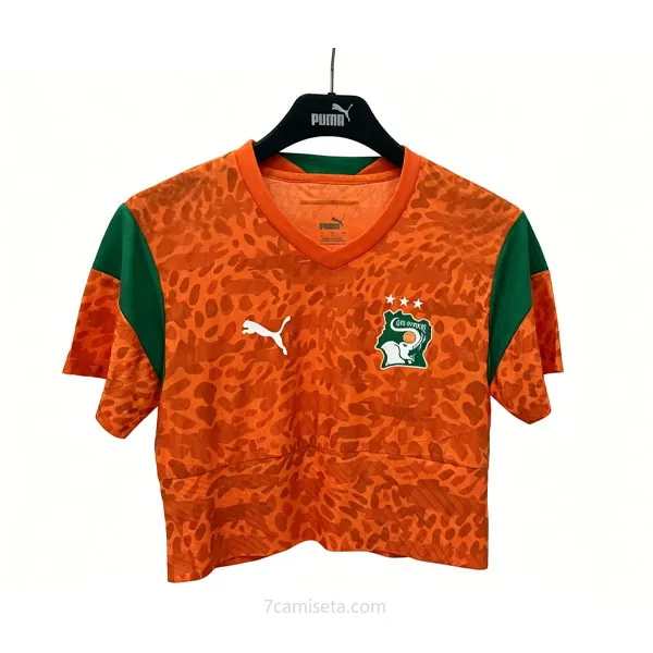 Mujer Costa de Marfil Camiseta de la 1ª Equipación 2026-2027 Corto Rebajón demencial sin intermediarios