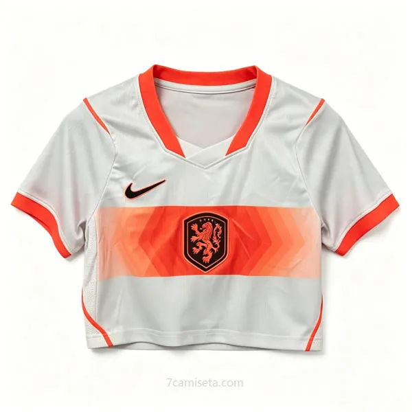 Mujer Países Bajos Camiseta de la 2ª Equipación 2026-2027 Corto Regalado descuento, benefíciate de derribo