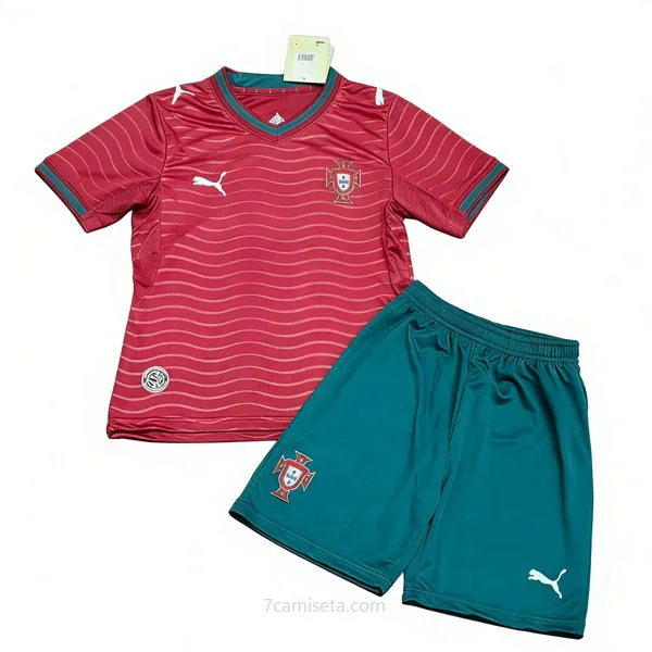 Niños Portugal Camiseta de la 1ª Equipación 2026-2027 Liquidación alucinante sin intermediarios