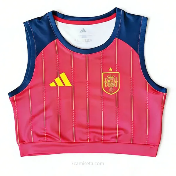 Mujer España Sin Mangas de la Especial Equipación 2026-2027 Alucinante gangaza, no lo pienses más barato que nunca