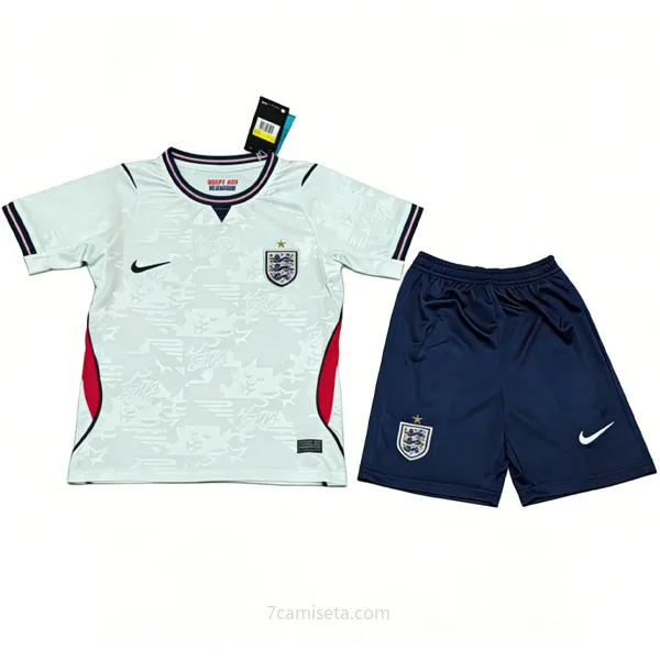 Niños Inglaterra Camiseta de la 1ª Equipación 2026-2027 ¡¡Ni te imaginas tirado saldazo solo hoy!