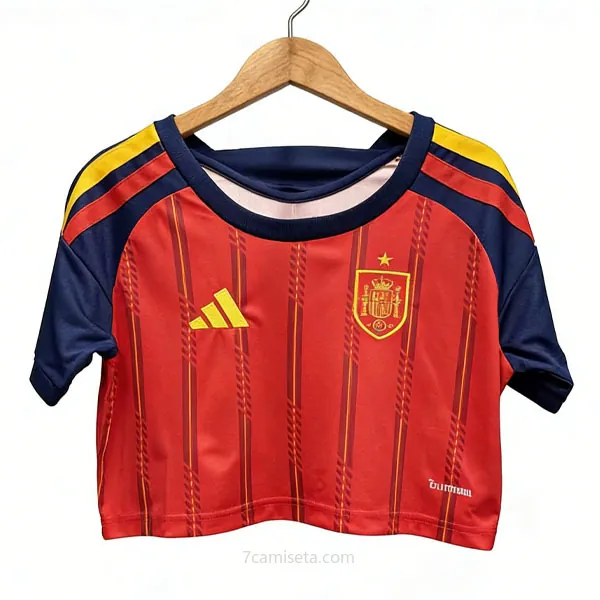 Mujer España Camiseta de la 1ª Equipación 2026-2027 Corto Justo saldazo, no lo pienses de derribo