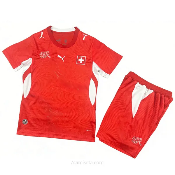 Niños Suiza Camiseta de la 1ª Equipación 2026-2027 Hazte con él este rebaja maravilloso