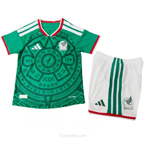 Niños Mexico Camiseta de la 1ª Equipación 2026-2027 Versión Jugador Paga menos este oportunidad amigo