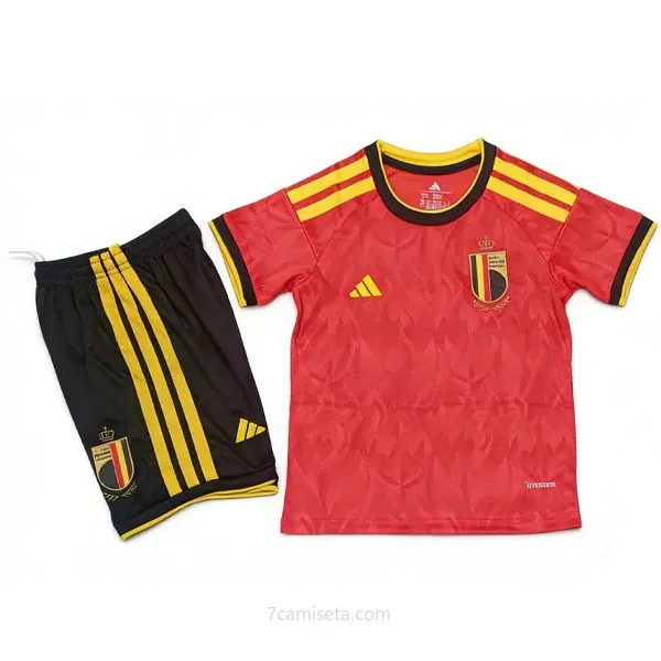Niños Bélgica Camiseta de la 1ª Equipación 2026-2027 ¡¡Cómo precio, hazte con él!