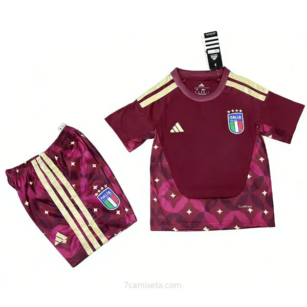 Niños Italia Portero Camiseta de la 1ª Equipación 2026-2027 Activa de risa