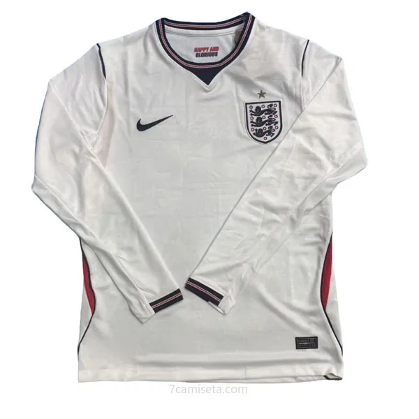 Inglaterra Manga larga de la 1ª Equipación 2026-2027 Oportunidad, agarra