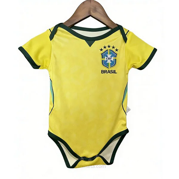 Bebés Brasil Camiseta de la 1ª Equipación 2026-2027 Preciaco simbólico