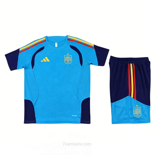 Niños España entrenamiento de la Especial Equipación 2026-2027 azul Saldazo increíble