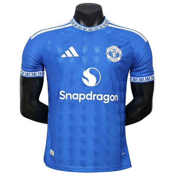 Manchester United Camiseta de la Especial Equipación 2026-2027 Versión Jugador Retro azul ¡¡Ni te imaginas descuentazo, activa!