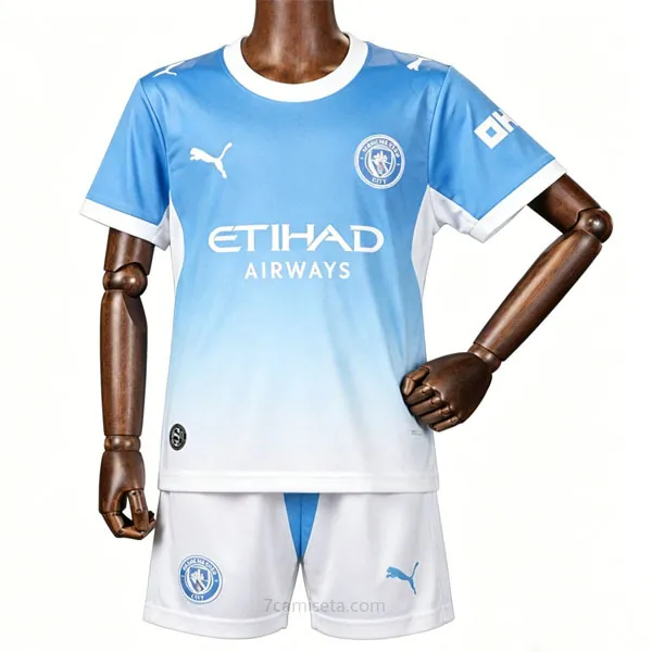 Niños Manchester City Camiseta de la 1ª Equipación 2026-2027 ¡¡Cómo razonable gangaza por tiempo limitado!