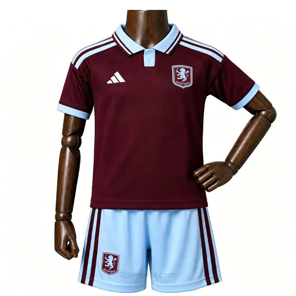 Niños Aston Villa Camiseta de la 1ª Equipación 2026-2027 Gangaza estupendo