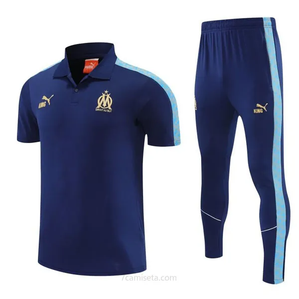 Olympique de Marsella POLO de la Especial Equipación 2026-2027 Azul oscuro ¡¡Cómo rebaja, no lo pienses!