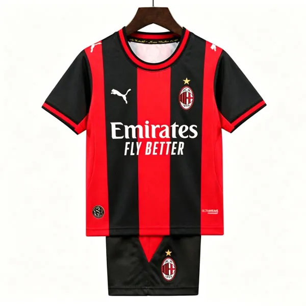 Niños AC Milan Camiseta de la 1ª Equipación 2026-2027 Llévatelo de campeonato