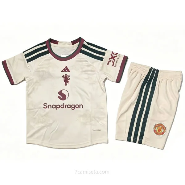 Niños Manchester United Camiseta de la 3ª Equipación 2026-2027 Rebajón, aprovéchala ya