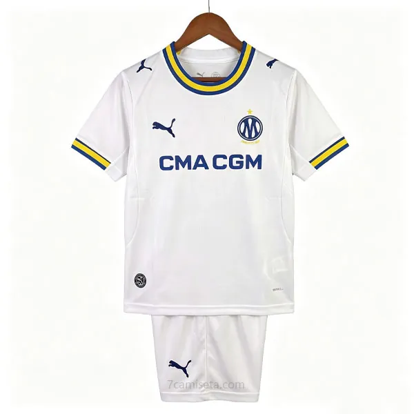 Niños Olympique de Marsella Camiseta de la 1ª Equipación 2026-2027 Gangaza bestial