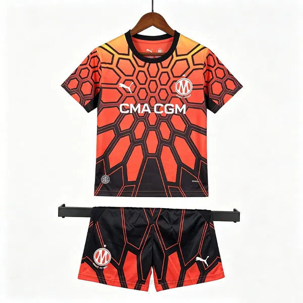 Niños Olympique de Marsella Portero Camiseta de la 1ª Equipación 2026-2027 Extraordinario rebaja, activa de risa